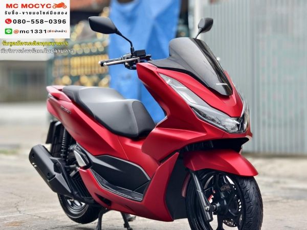 Pcx 160i 2022 รุ่นTop abs tcs  รถบ้านแท้เจ้าของมือเดียว กุญแจรีโมท บุคเซอวิสครบ เล่มครบพร้อมโอน No658 รูปที่ 1