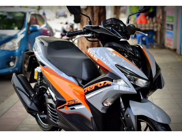 aerox 2020 สีเทาส้ม ตัวใหม่ล่าสุด