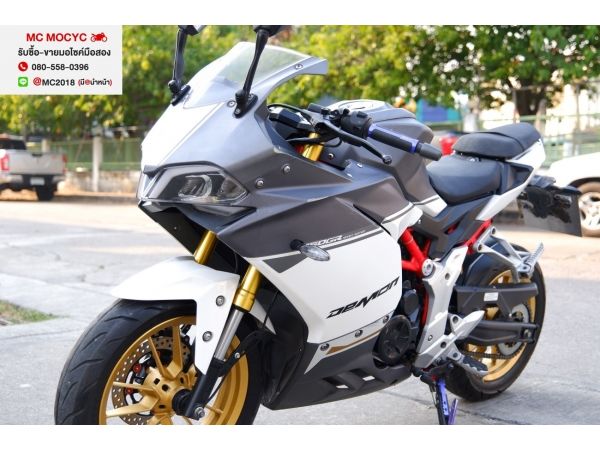 GPX DEMON GR 2018 สีเทาขาว รถบ้านเครื่องเดิม เล่มชุดโอนครบ ขายถูกๆ 72