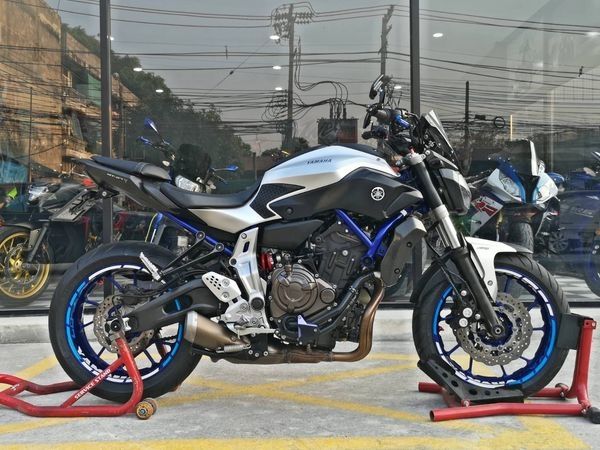 Yamaha MT07 ปี 2016 abs​ 2 สูบตัวแรง​ ยกทุกเกียร์​  มาพร้อมของแต่ง​ ขี่หล่อได้เลย​ รูปที่ 0