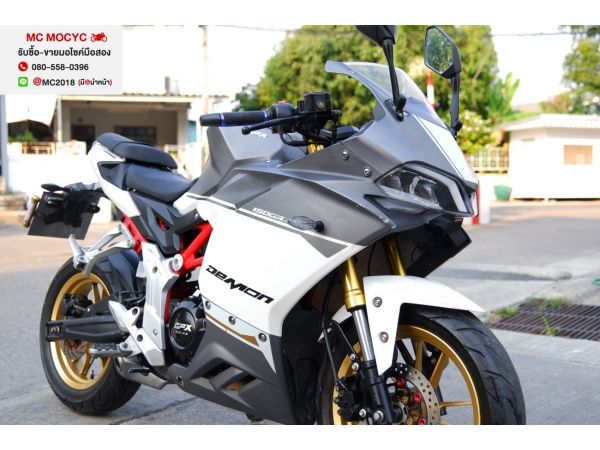 GPX DEMON GR 2018 สีเทาขาว รถบ้านเครื่องเดิม เล่มชุดโอนครบ ขายถูกๆ 72