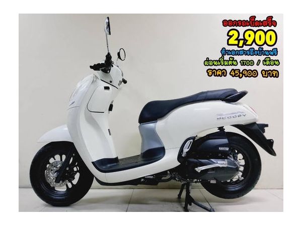 Honda Scoopy ล้อแม็ค ปี2023 สภาพเกรดA 2492 กม. เอกสารครบพร้อมโอน