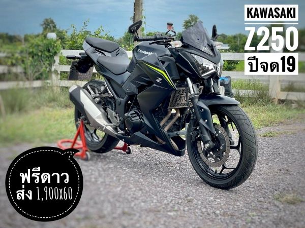 Kawasaki Z250 ปีจด2019 สีดำ