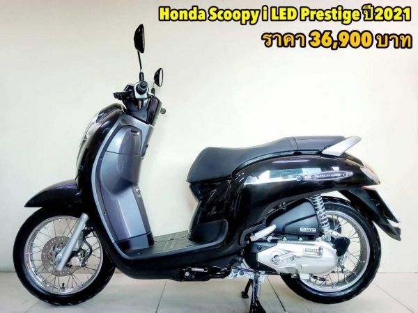 Honda Scoopy i LED Prestige ปี2021 สภาพเกรดA 5365 km เอกสารพร้อมโอน