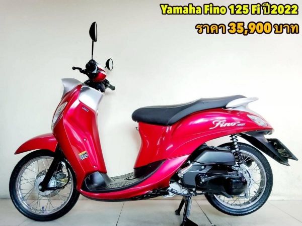 Yamaha Fino 125 Fi Deluxe ปี2022 สภาพเกรดA 3498 km เอกสารพร้อมโอน