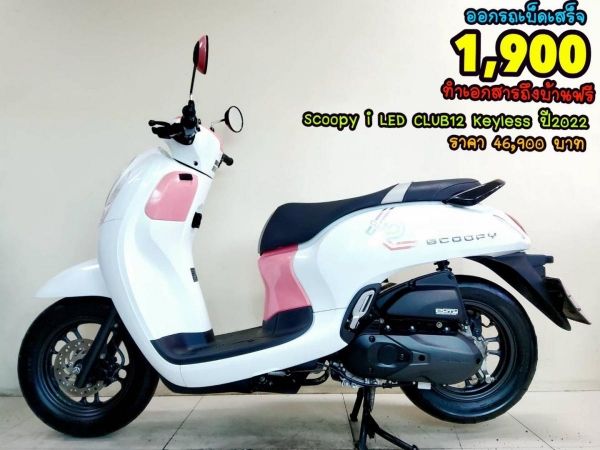 Honda Scoopy LED CLUB12 keyless ตัวท็อป ปี2022 สภาพเกรดA 2037 km เอกสารพร้อมโอน รูปที่ 0