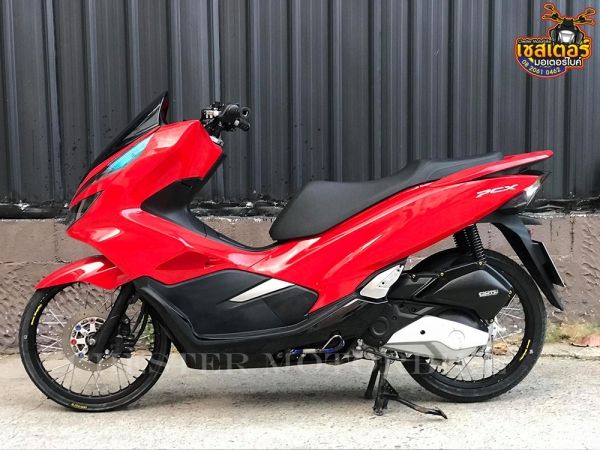 PCX 2019  เครื่องเดิมเเต่งสวยอย่างเดียว ยางใหม่หน้า-หลัง ท่อสูตร DKB ช่างพัน แฮนด์แต่ง รูปที่ 1