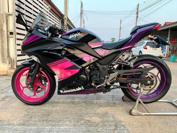 Kawasaki Ninja300 ABS จดปี2016 สีดำ - ม่วง รูปที่ 1