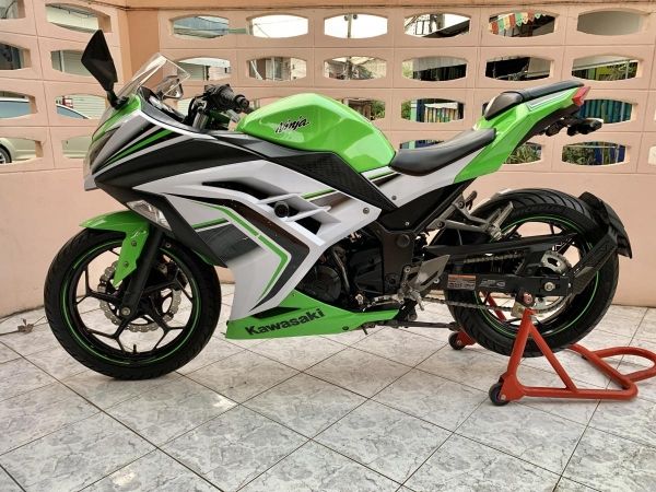 Kawasaki Ninja300  ปีจด2016 สีเขียว-ขาว รูปที่ 1