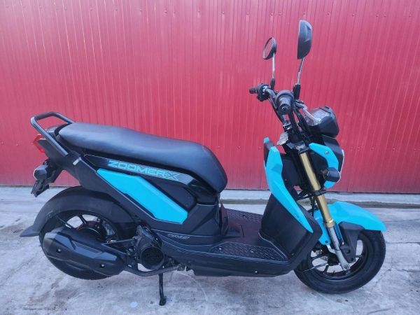 ขายสด-ผ่อน Honda Zoomer-x  110  สีฟ้า-ดำ รูปที่ 1