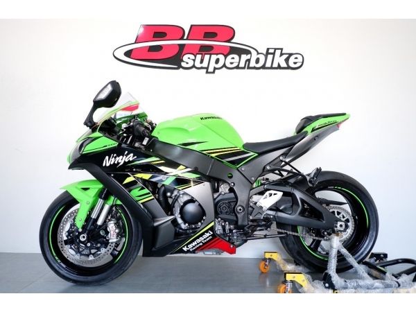 Zx10r สีเขียวดำเทา รถออกจากศูนย์มาปี20 (คศ19) วิ่ง 6,000 โล รถสภาพนางฟ้า รูปที่ 1