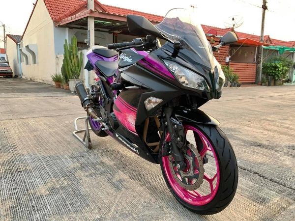 Kawasaki Ninja300 ABS จดปี2016 สีดำ - ม่วง รูปที่ 2