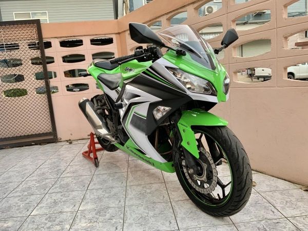 Kawasaki Ninja300  ปีจด2016 สีเขียว-ขาว รูปที่ 2