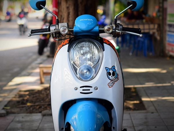 scoopy i สีฟ้าขาว โอนฟรี มีเล่มเอกสารครบ รูปที่ 3