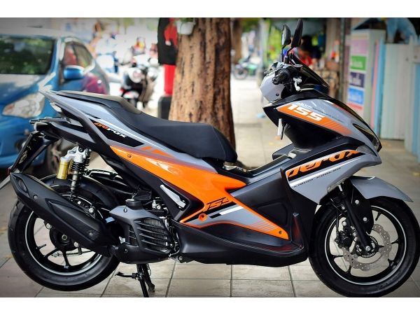 aerox 2020 สีเทาส้ม ตัวใหม่ล่าสุด รูปที่ 3