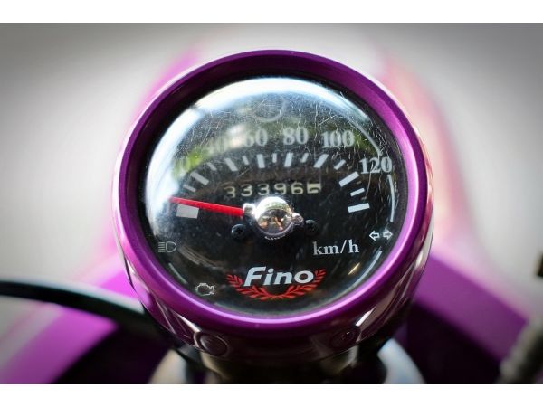 fino สีม่วงดำ รถบ้านมีเล่มเอกสารครบ รูปที่ 4