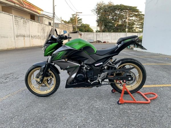 Kawasaki Z300 ปีจด2017 สีเขียว รูปที่ 4