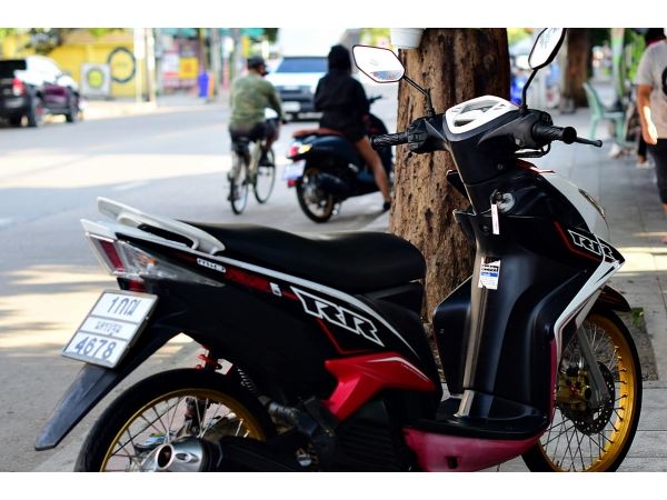 mio 125i สีขาวแดงดำ มีเล่มเอกสารครบ รูปที่ 5