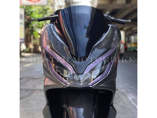 Pcx 2018  สภาพสวย รถมือเดียว ชิ้นคาร์บอนจุกๆ ภายในเดิมๆเเต่งภายนอกอย่างเดียว รูปที่ 5