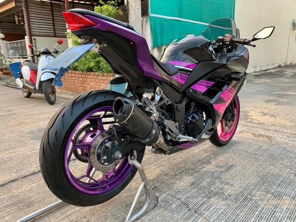 Kawasaki Ninja300 ABS จดปี2016 สีดำ - ม่วง รูปที่ 5