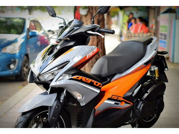 aerox 2020 สีเทาส้ม ตัวใหม่ล่าสุด รูปที่ 6