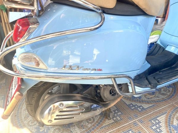 ขาย Vespa LXV 150 3VIE สีฟ้า(BABY BLUE) รถแม่บ้านใช้ค่ะ รูปที่ 7